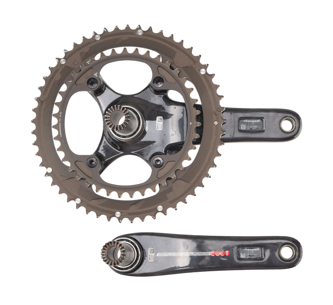 Campagnolo Super Record 2 x 11 Speed Carbon Road Bike Crankset 175mm 53/39T