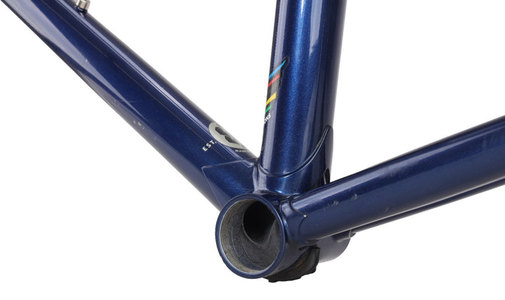 Serotta CSI Steel Road Bike Frameset 60cm Carbon Fork BLUE 700c Record USA Made