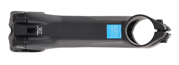 PRO Vibe Alloy Road Bike Stem 31.8 x 120mm -17º 1 1/8" Ti Bolts BLACK Gravel