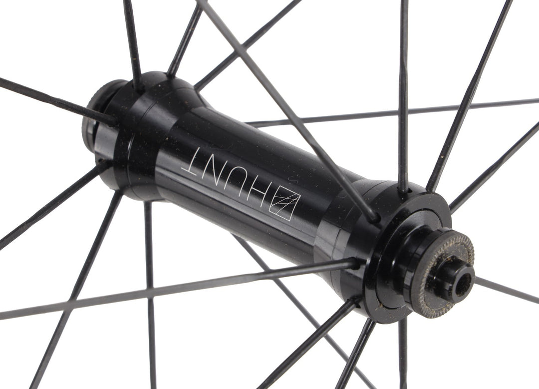 HUNT Race Aero Wide Alloy Road Wheelset Tubeless Shimano 11 Sp 700c QR Rim Brake