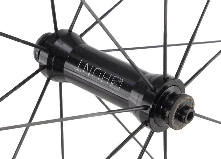 HUNT Race Aero Wide Alloy Road Wheelset Tubeless Shimano 11 Sp 700c QR Rim Brake