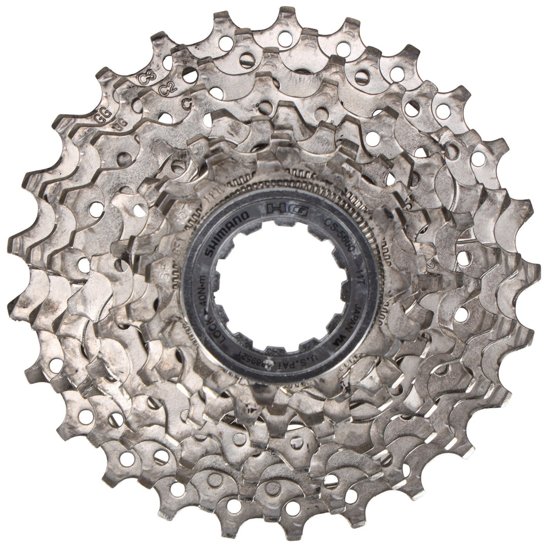 Shimano 105 CS-5600 10 Speed Road Bike Cassette 11-25T Steel Cogs Training HG