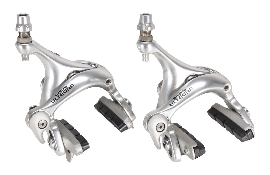 Shimano Ultegra BR-6500 Road Bike Dual Pivot Side Pull Rim Caliper SET Silver