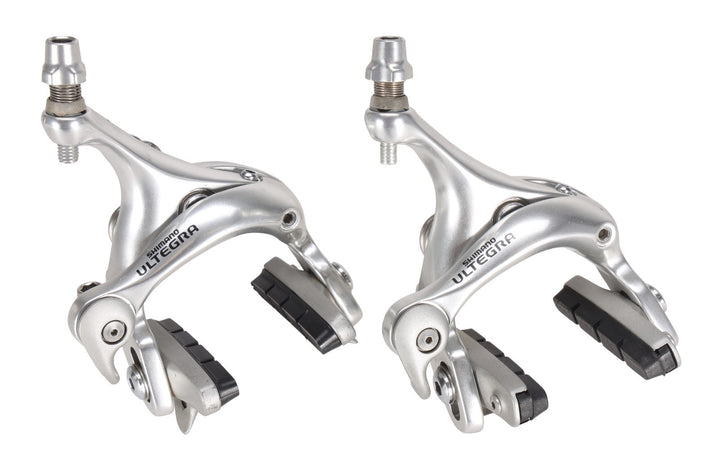 Shimano Ultegra BR-6500 Road Bike Dual Pivot Side Pull Rim Caliper SET Silver