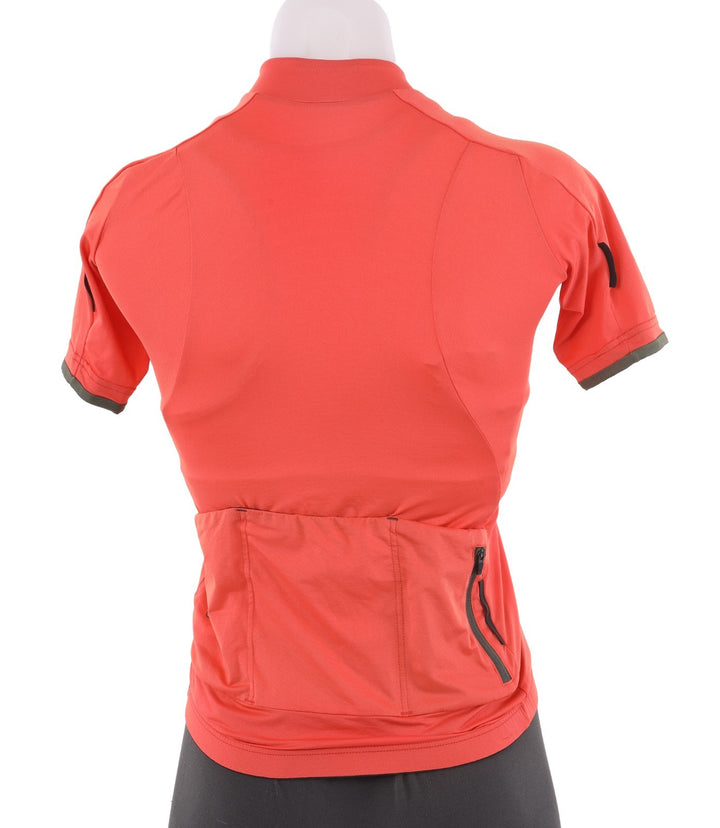 Velocio Signature Short Sleeve Cycling Jersey Women XS CORAL BLACK SM Base Layer