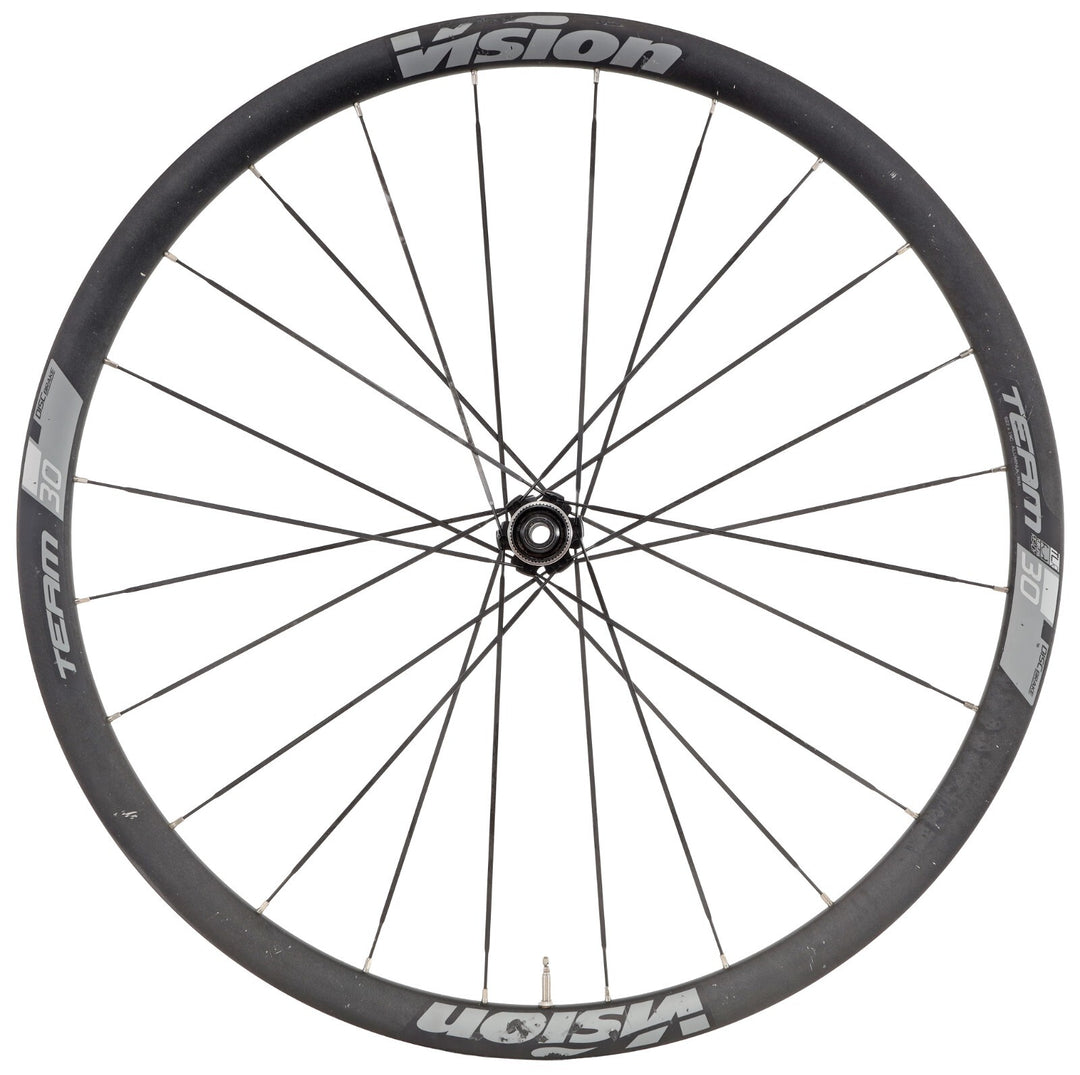 Vision Team 30 Alloy CL Disc DB TLR Road Bike FRONT Wheel 12 x 100mm Thru-Axle