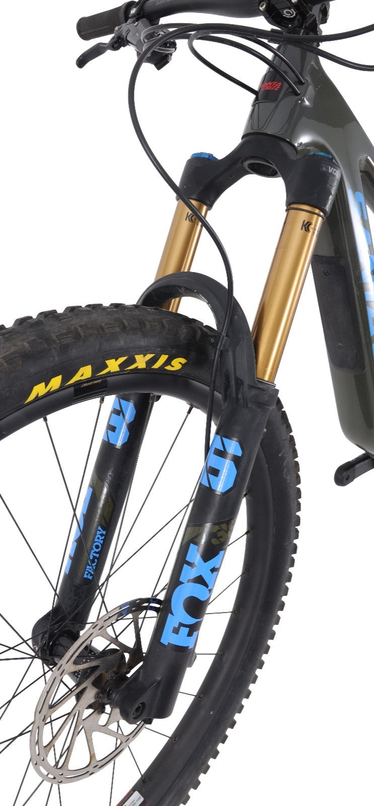 Santa Cruz Bronson CC XX1 Carbon Mtn Bike 1x 12s SM Moss/Blue MX Fox SRAM 2022