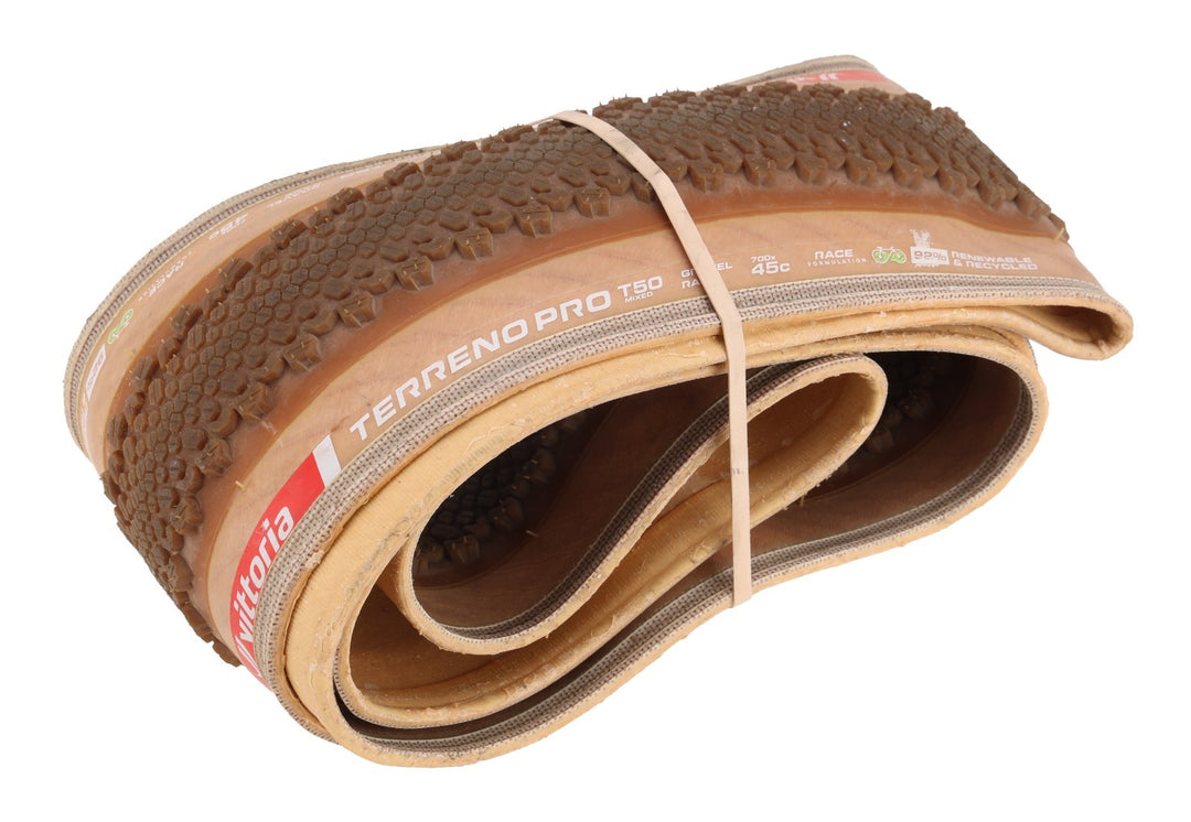 Vittoria Terreno Pro T50 Mixed Gravel Race Tubeless Bike Tire 700 x 45c Brown