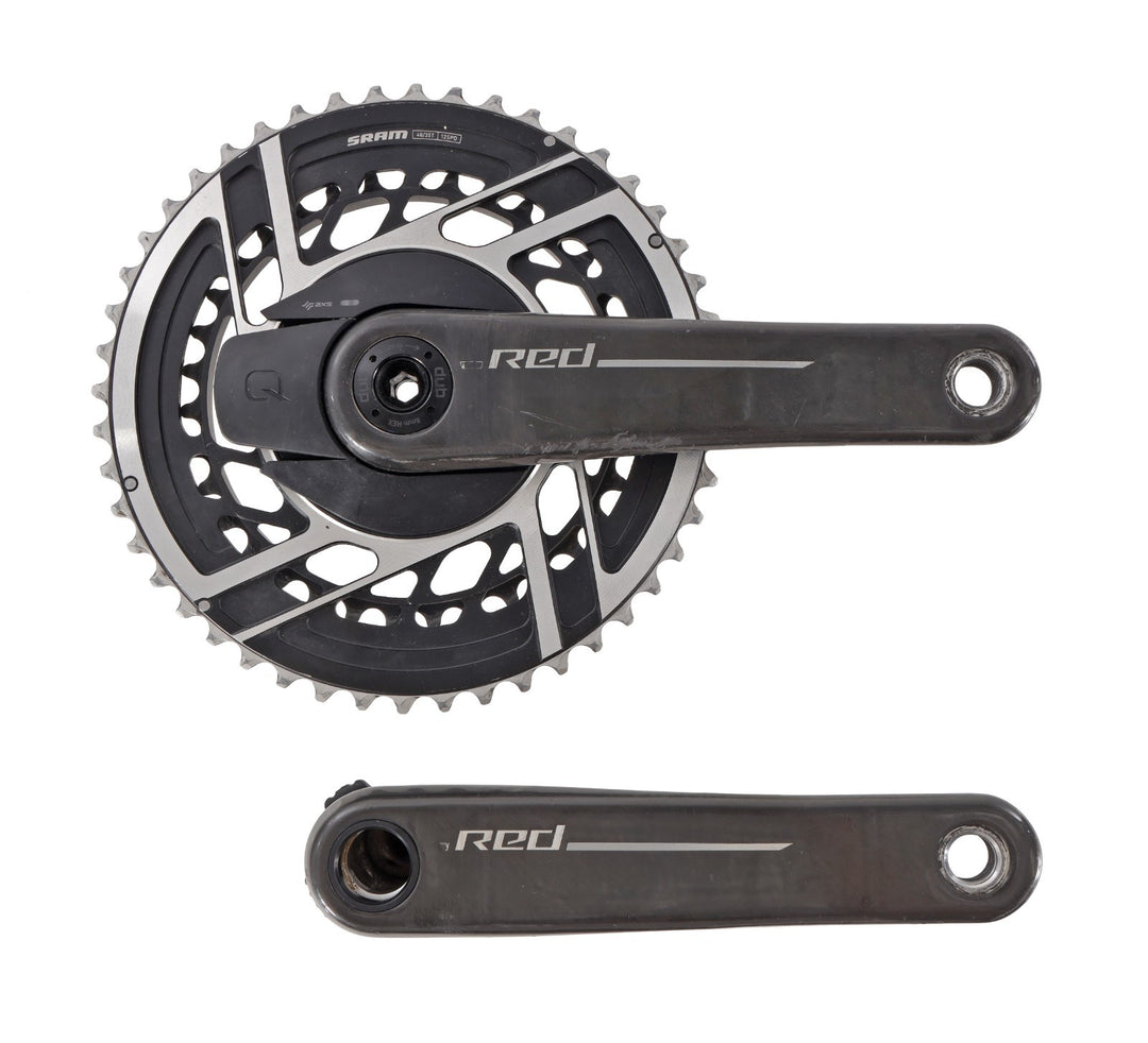 SRAM Red E1 AXS 2x 12s Carbon Road Bike Power Meter 48/35T Crankset 170mm DUB SL
