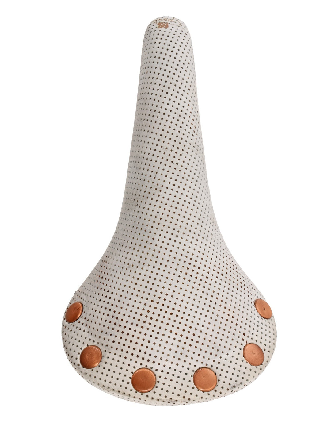 Selle San Marco Regal Girardi Perforated Road Bike Saddle 149mm WHITE 7x7mm VNTG