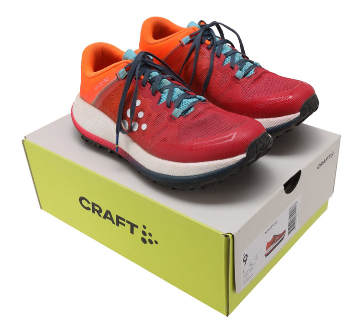 Craft Xplor Pro Running Shoes US Men 9 EU 42 Flourange/Cosmo Train Race Vittoria
