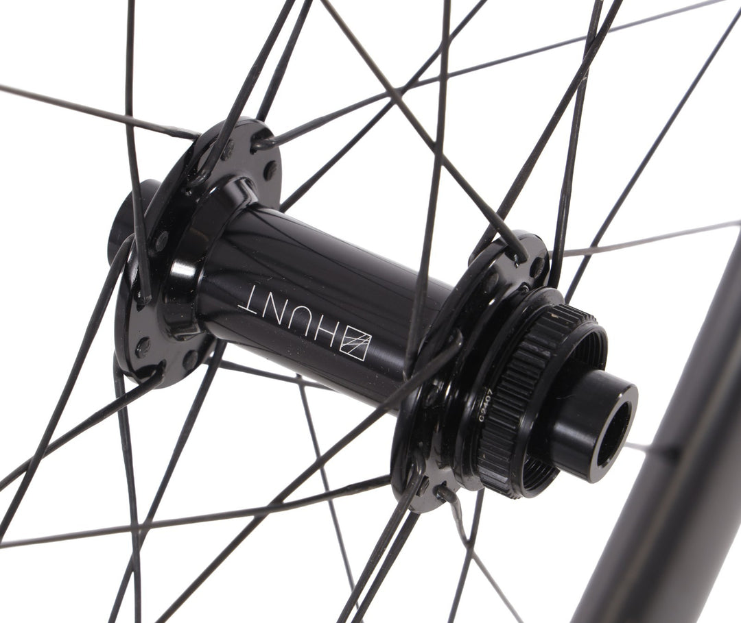 HUNT 50 Carbon Disc Tubeless Road Bike FRONT Wheel 12x 100mm 700c Gravel Cross