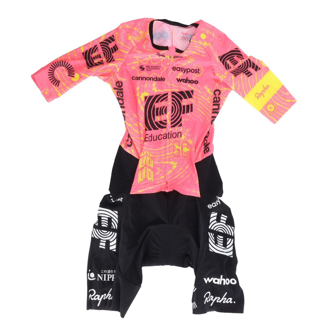 Rapha EF Cannondale Pro Team Women Short Sleeve Cycling Roadsuit SMALL Road Bike