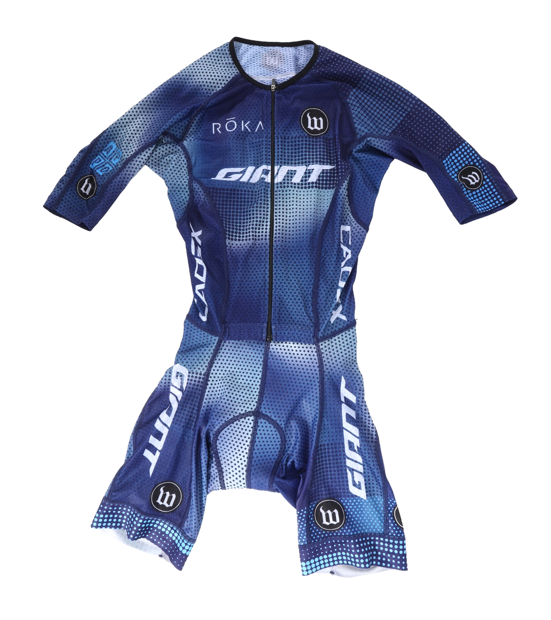 Wattie Ink Giant Cycling Short Slv Trisuit Men SMALL Cadex Roka Triathlon Race