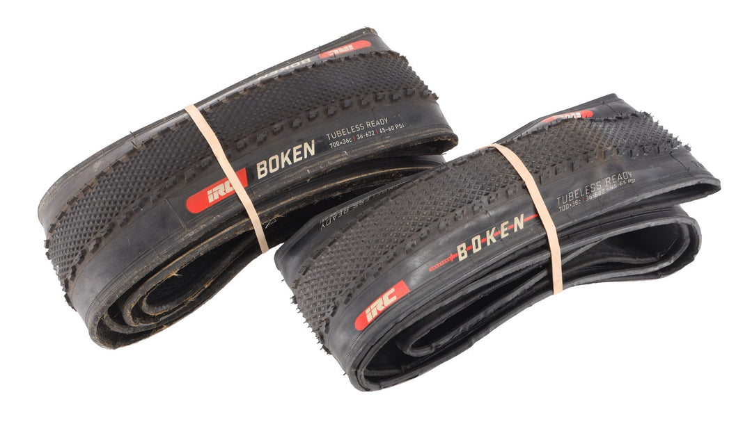 IRC Boken Gravel Bike Tubeless Tires 700 x 36c 1 PAIR Black Cyclocross Race