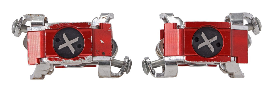 SRM X-Power Dual Sided SPD Clipless Power Meter Mountain Bike Pedals RED XC MTB