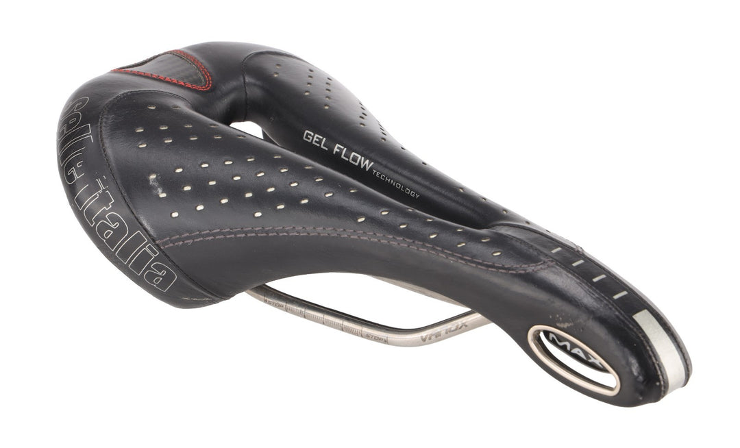 Selle Italia Max Flite Gel Flow Road Bike Cycling Saddle 145mm 7x 7mm Vanox Rail