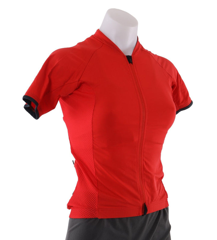 Velocio Women Signature Short Sleeve Cycling Jersey SMALL Red Road Bike Gravel
