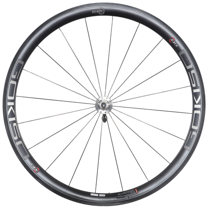 Gokiso GD2 Carbon Ti Super Climber Road Bike FRONT Wheel 700c Aero QR Rim Brake