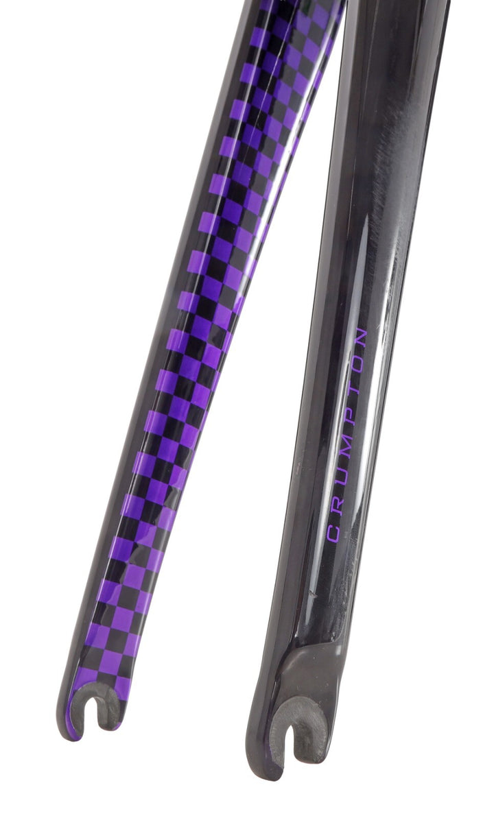 Crumpton Carbon Road Bike Frameset 49cm Custom Purple Rim Brake QR Race Di2 2015