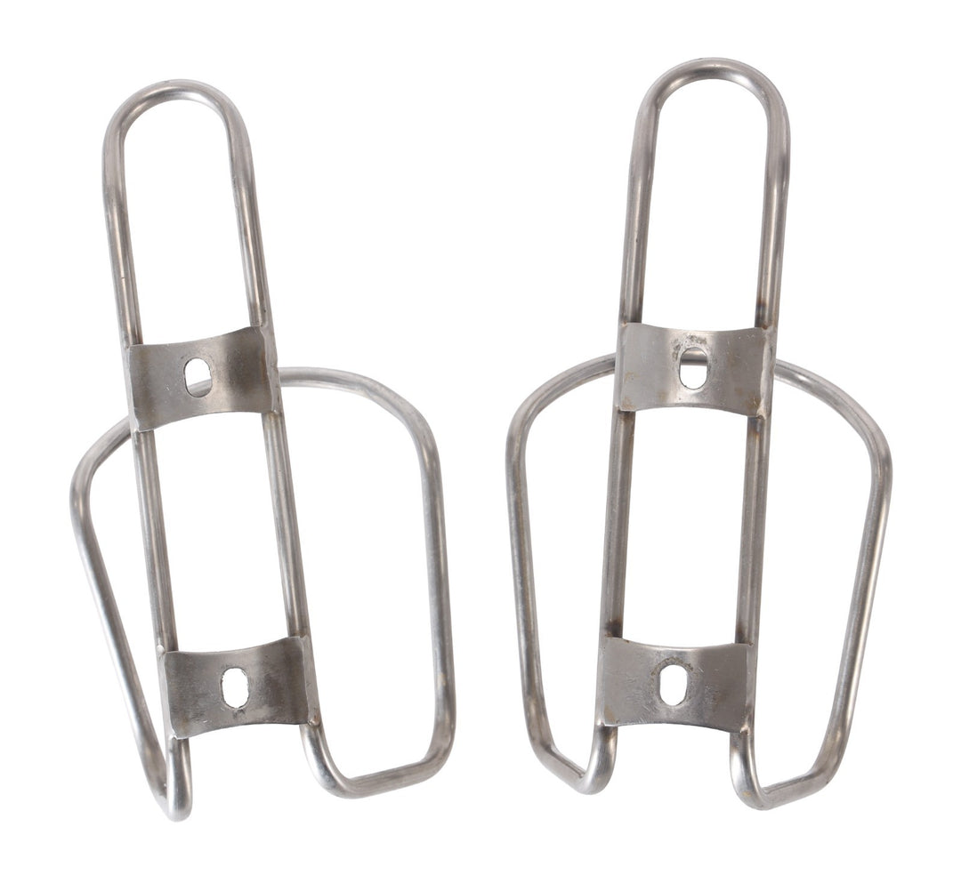 King Cage Stainless Steel Bottle Cages 1 PAIR Road Bike Gravel Mountain Touring