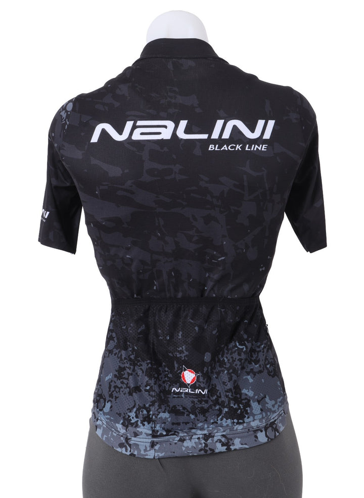 Nalini DONNAS BCO Stampa Women Short Sleeve Cycling Jersey MEDIUM BLCK/GRY Road