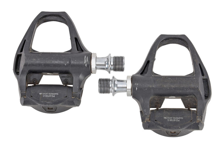 Shimano Ultegra PD-6700-C SPD-SL Carbon Clipless Pedals Road Bike 9/16" w Cleats