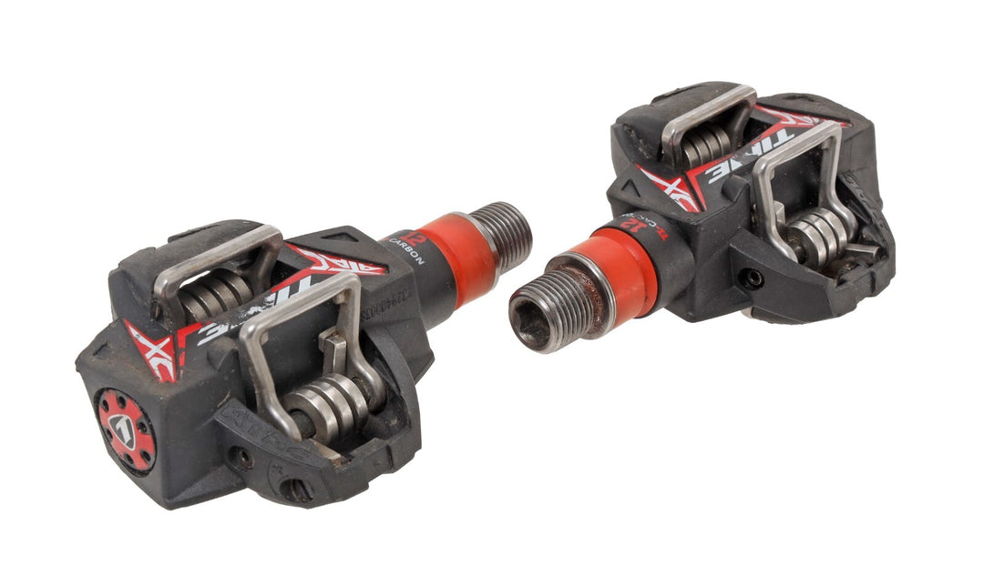 TIME ATAC XC12 Mountain Bike Clipless Pedals 2-Bolt Titanium Carbon Gravel Race
