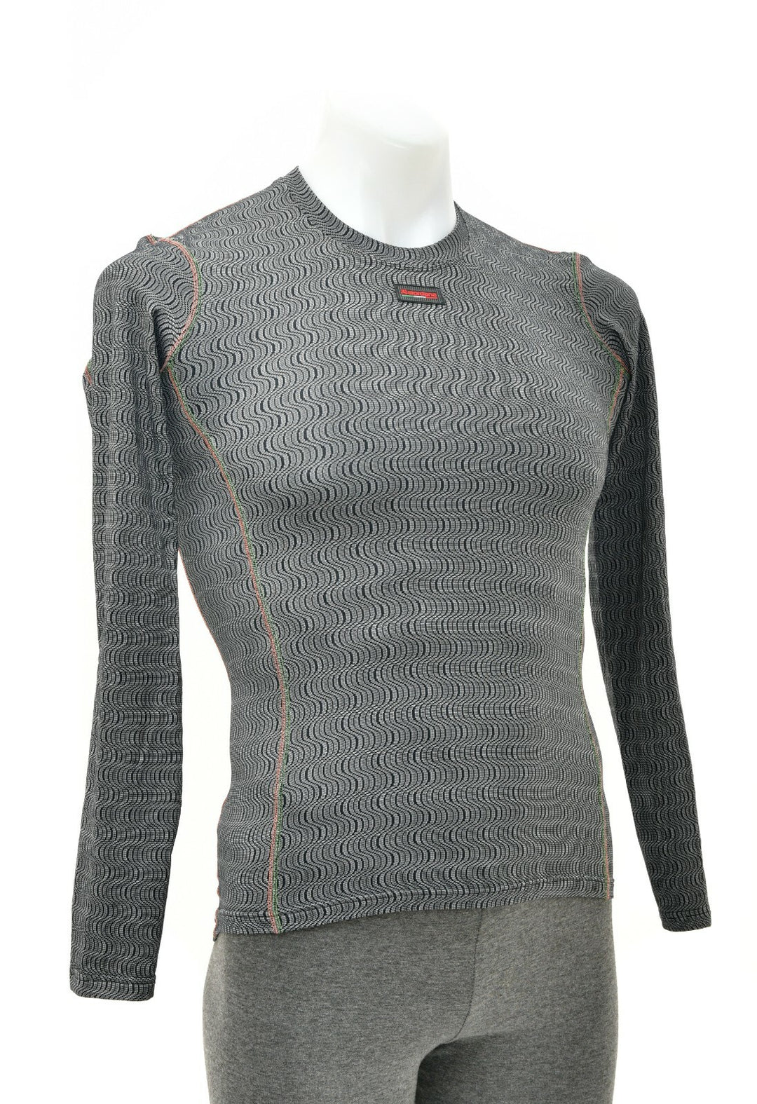 Giordana Ceramic Men Long Sleeve Base Layer SMALL Grey Road Bike Winter Training