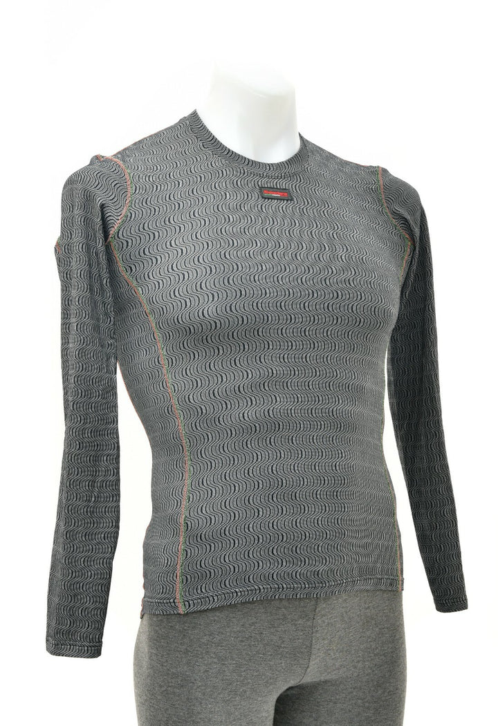 Giordana Ceramic Men Long Sleeve Base Layer SMALL Grey Road Bike Winter Training