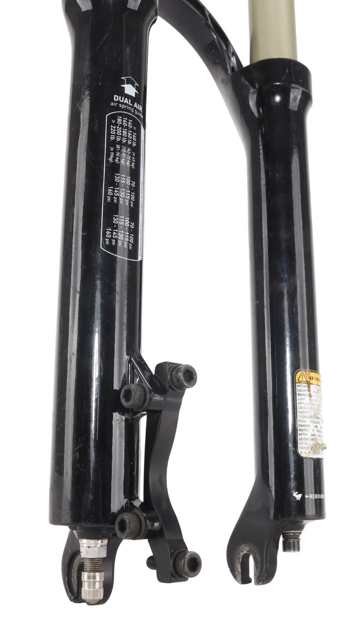 RockShox Reba WC Carbon Mtn Bike 26" Dual Air 1-1/8" Remote QR Disc **FOR PARTS
