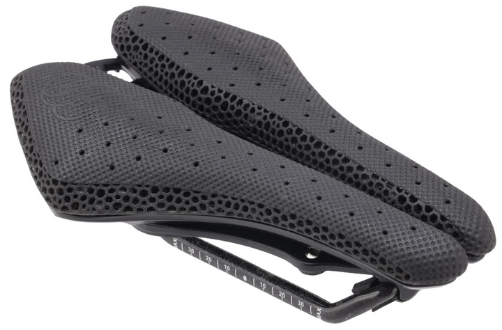 BiSaddle 3D Hurricane Pro Adjustable Carbon Road Bike Saddle 100-175mm 7 x 9mm
