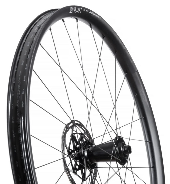 HUNT All Mountain H_IMPACT 29 Carbon Mtn Bike FRONT Wheel 6B Disc 15x 110mm DH