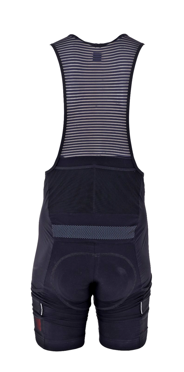 Rapha Brevet Lightweight Cargo Bib Shorts Men SMALL Black Road Bike