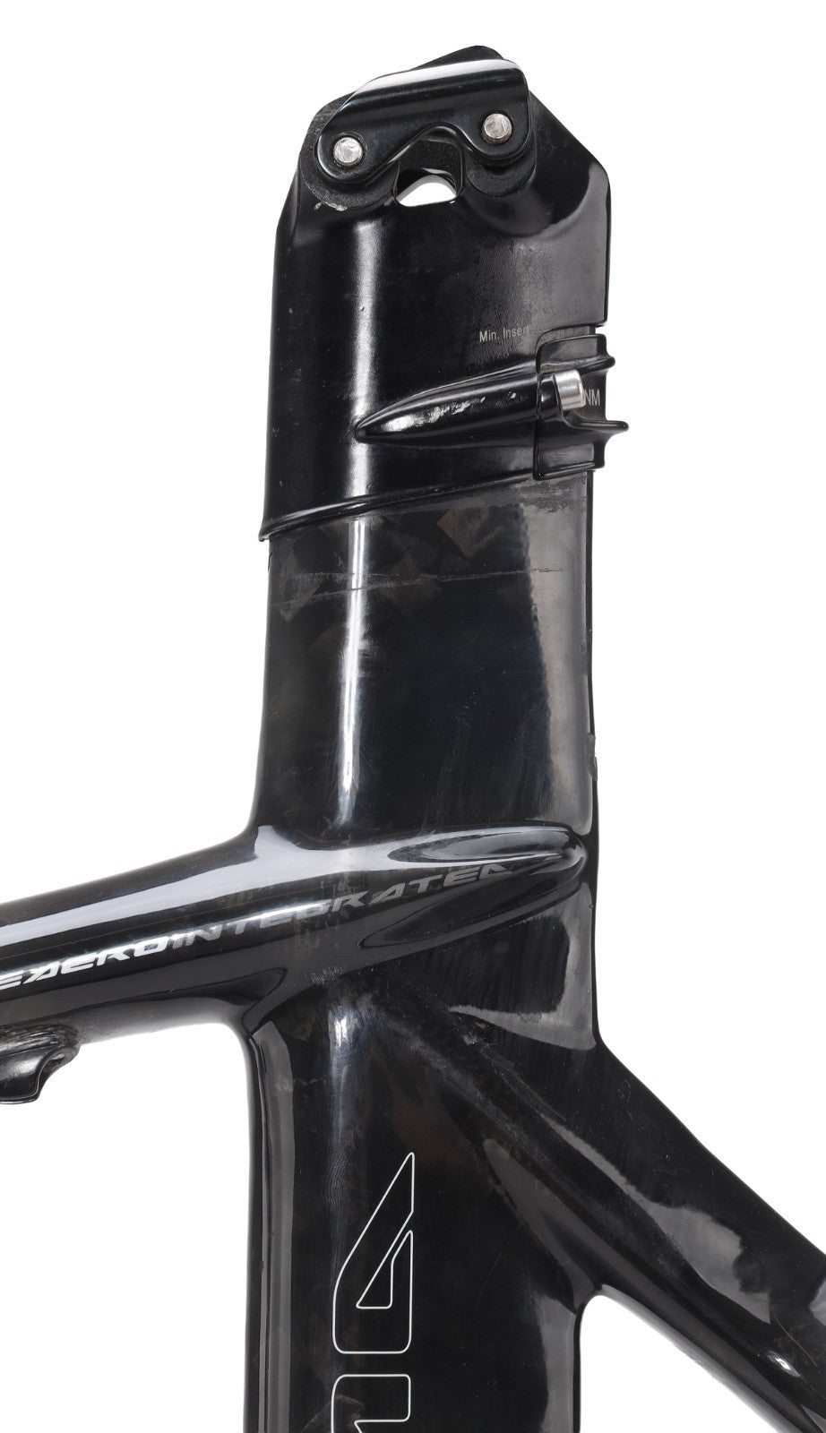 Scott Plasma CR1 LTD Carbon Triathlon Frameset MED Dark Silver QR Rim 700c 2008