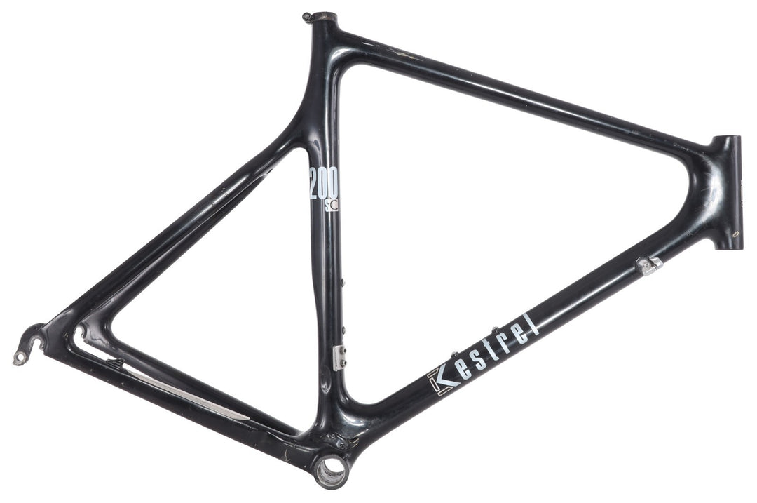 Kestrel 200 SC Carbon Road Bike Frameset 56cm Black USA Made Race Vintage 1990's