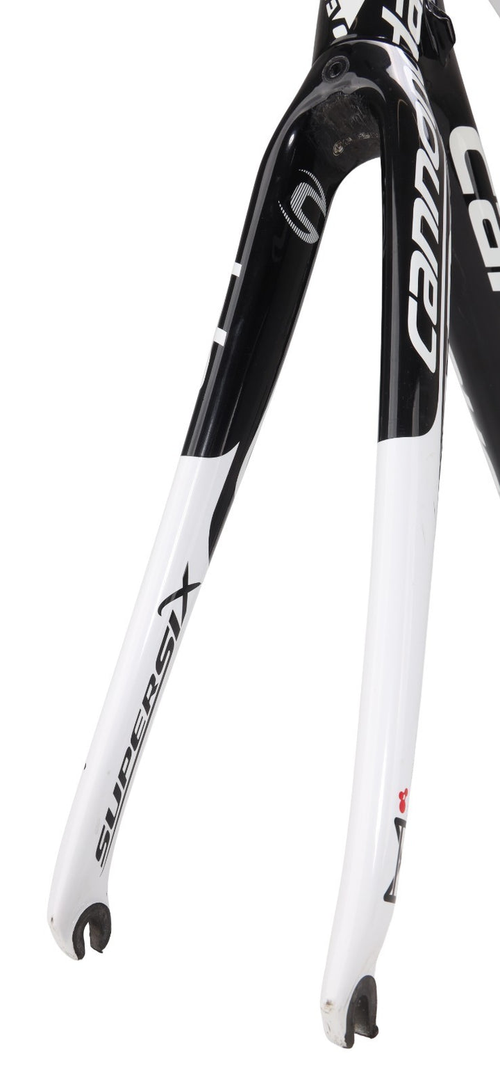 Cannondale SuperSix EVO Hi-MOD Carbon Road Frameset 63cm WHITE 700c Rim QR 2014