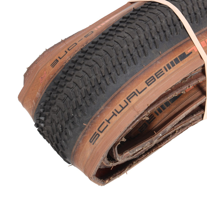 Schwalbe G-One R Tubeless Gravel Bike Tires 700 x 45c Tan Wall 1 PAIR