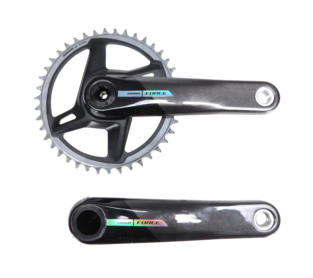SRAM Force D2 DUB Wide AXS Carbon 1 x 12 Spd Gravel Bike Crankset 42T 172.5mm