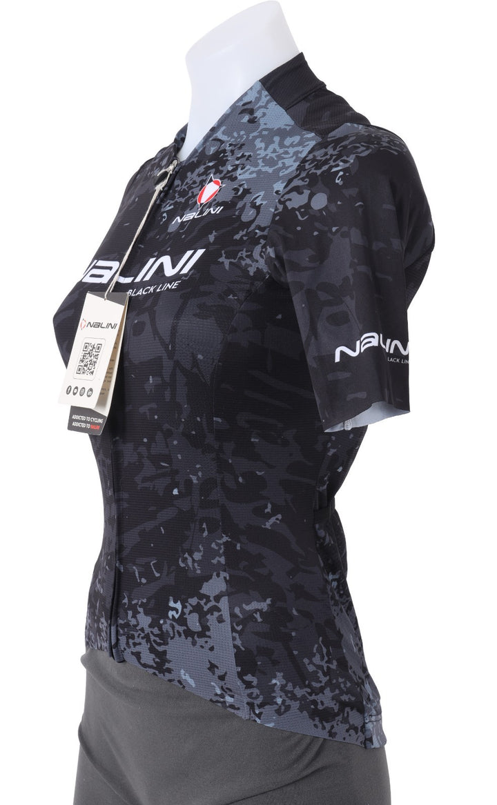 Nalini DONNAS BCO Stampa Women Short Sleeve Cycling Jersey MEDIUM BLCK/GRY Road