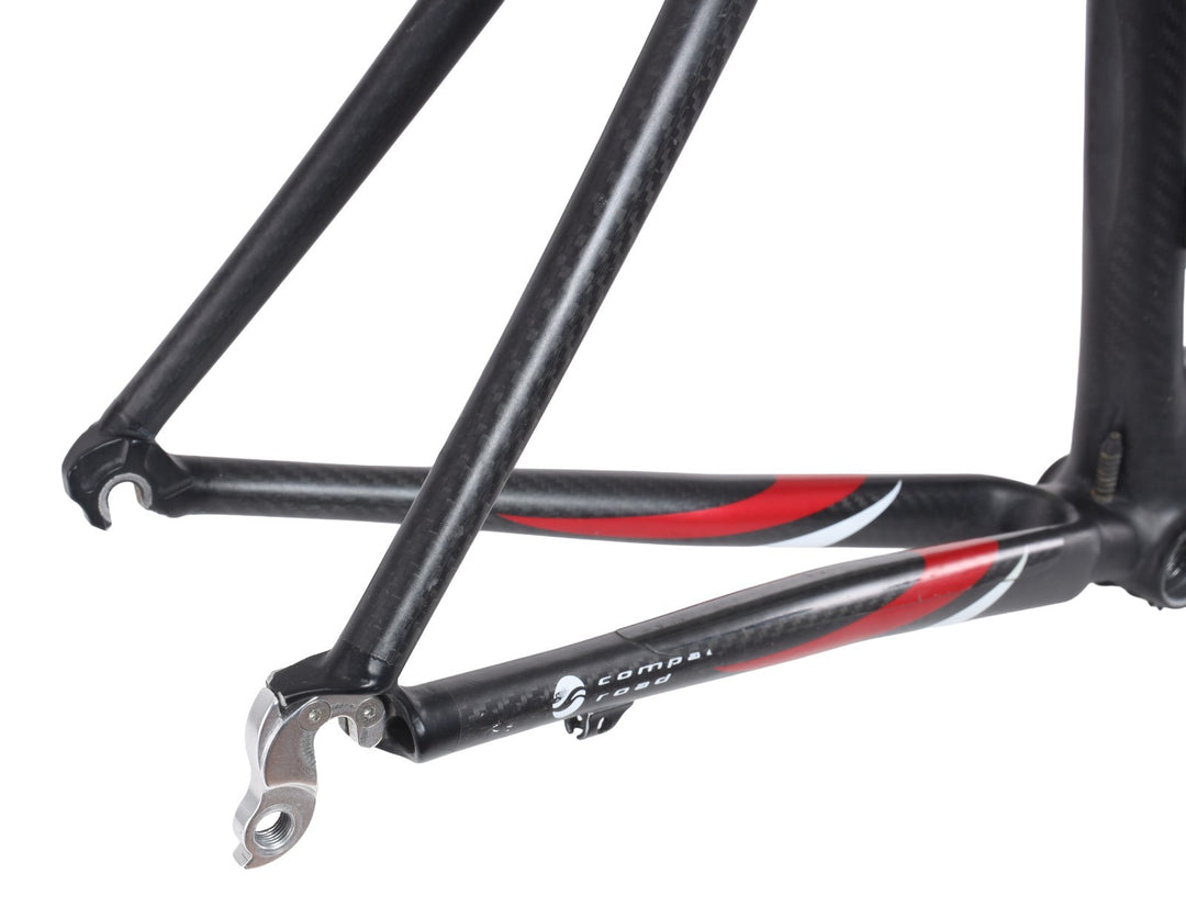 Giant TCR 1 Composite Carbon Road Bike Frameset LG Black 700c Rim QR 2004