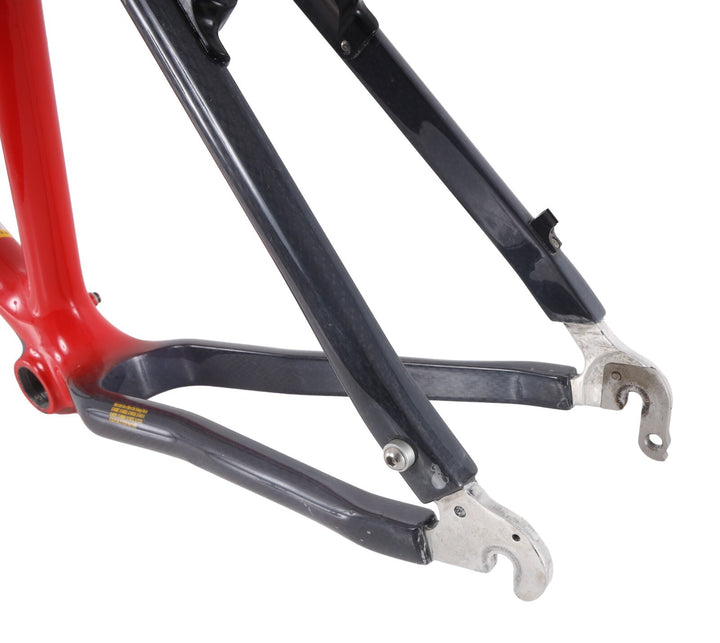 Kestrel CSX Graphite 26" MTB Frameset LG LOOK Fournales Carbon Fork 90's Vintage