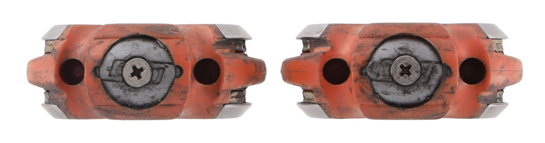 Speedplay Zero Clipless Road Bike Pedals Orange 50 & 53mm Titanium 4 Bolt Race