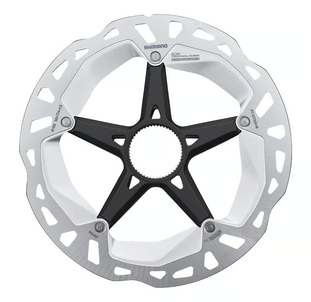 Shimano Deore XT RT-MT800-M 180mm Mountain Bike Disc Brake Rotors CL Gravel XC