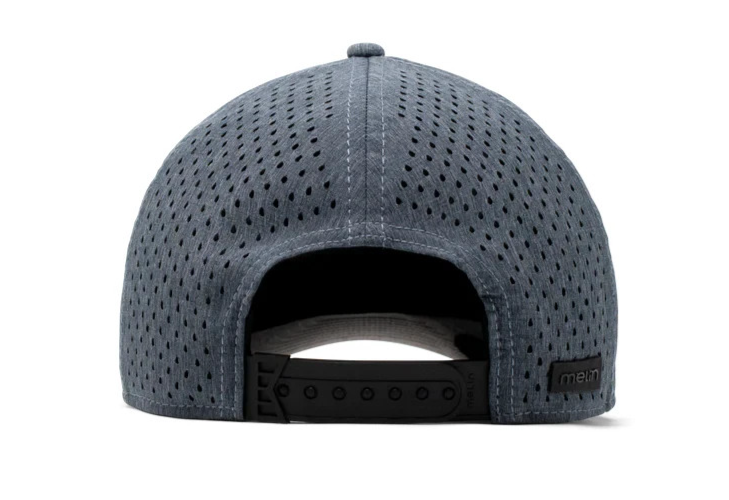 Melin A-Game HYDRO Performance Snapback Hat GREY Size 60cm Breathable Mesh Cap