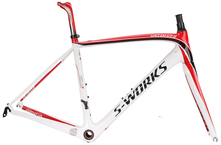 Specialized S-Works Amira SL4 Carbon Road Bike Frameset 54cm WHITE 700c QR 2012