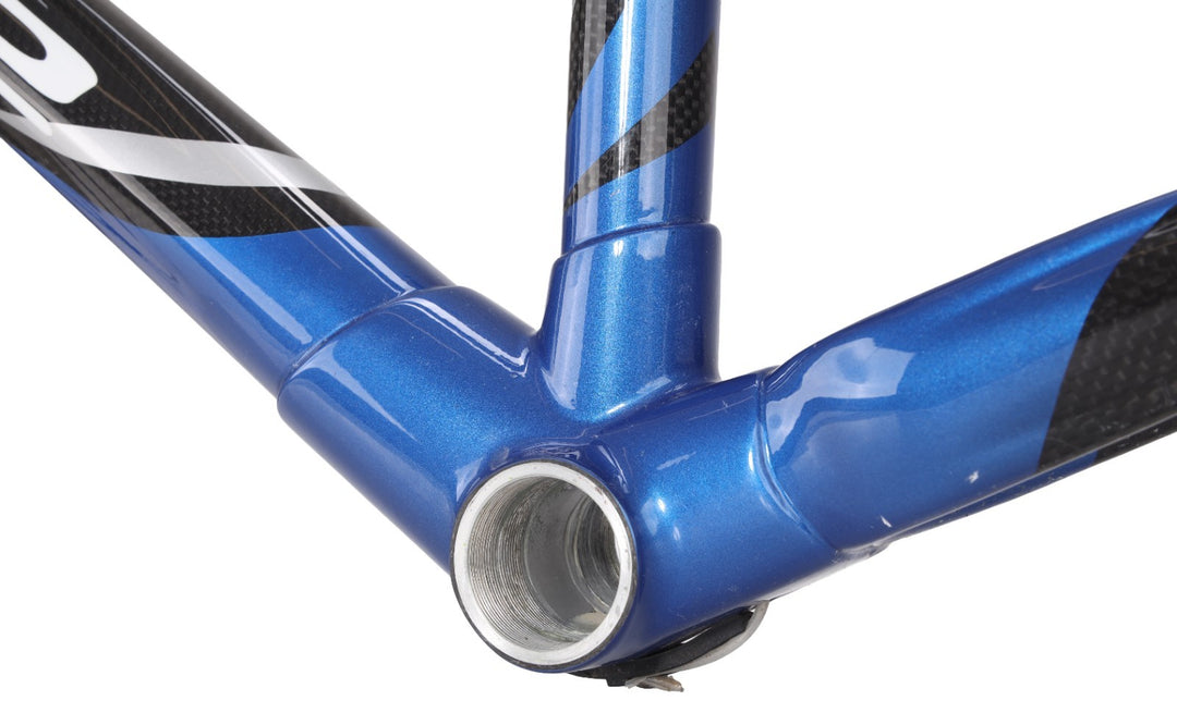 Blue Cycles RC7 Carbon Road Bike Frameset X-Small GLOSS CLEAR Rim QR USA 2008
