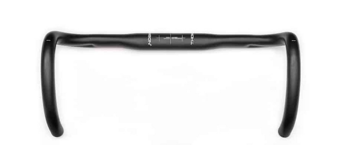 Thomson Alloy Road Bike Drop Handlebar 31.8 x 38cm HB-E119 Mid Flat Aero 380mm