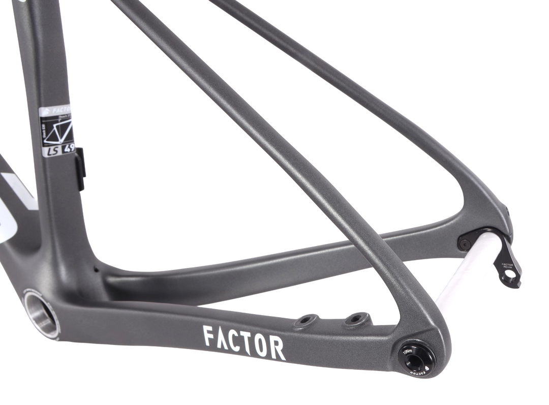 Factor LS Premium Disc Carbon Gravel Bike Frameset 49cm Gunmetal Race CX 2023