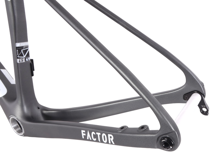 Factor LS Premium Disc Carbon Gravel Bike Frameset 49cm Gunmetal Race CX 2023